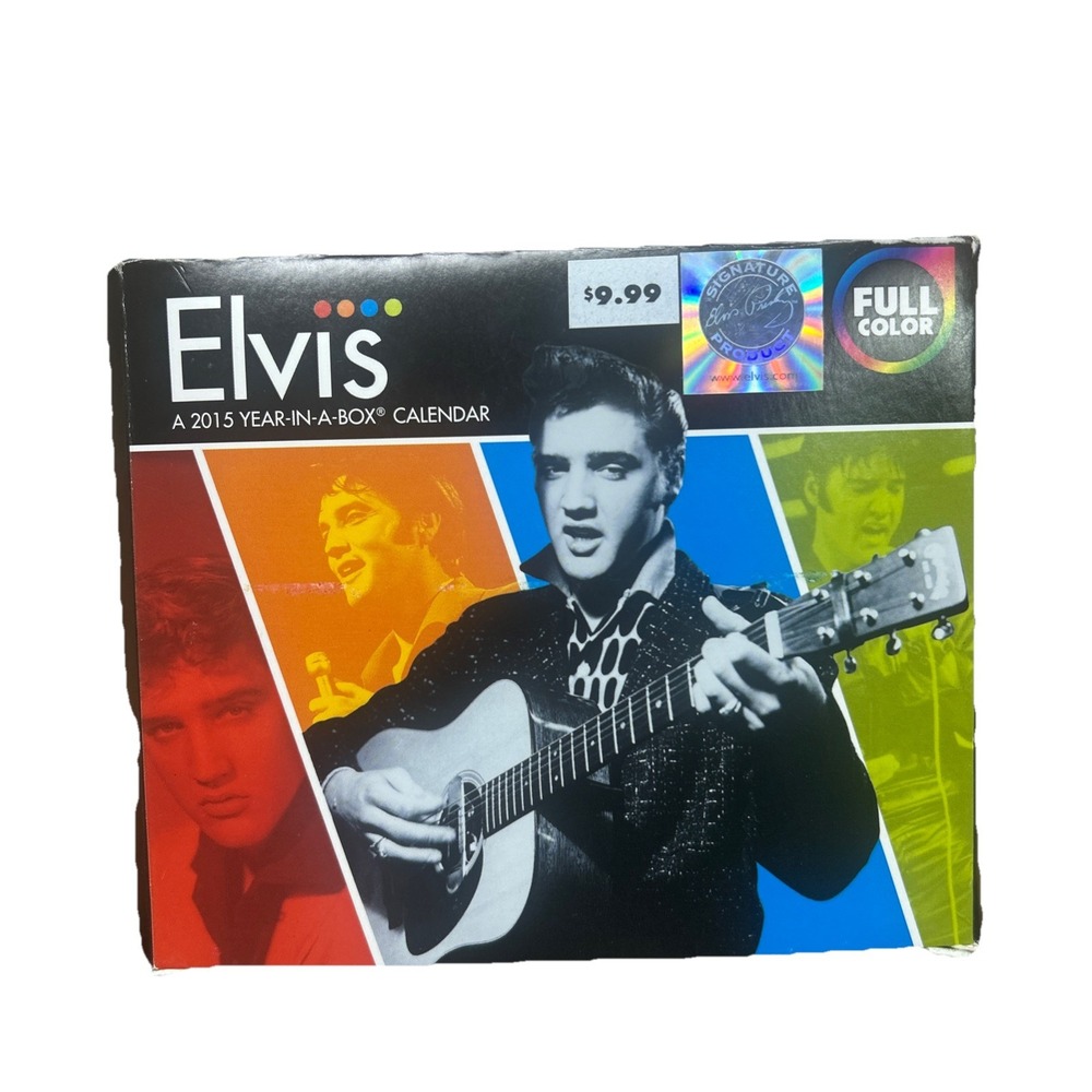 Elvis Presley A 2015 Year In A Box Calendar, Full Color ACCO Brands